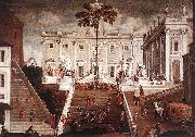 Agostino Tassi, Competition on the Capitoline Hill